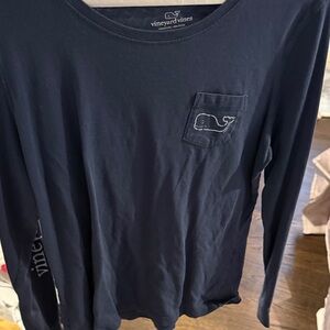 Vineyard Vines Dark Blue Long Sleeve Tee